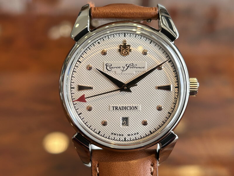 クエルボイソブリノス 腕時計 ヒストリアドール トラディション シルバーダイアル 正規商品 Ref.3195.1TR.S 世界限定本数は創業年の1882年にちなんで、各882本 クエルボ・イ・ソブリノス お手続き簡単な分割払いも承ります。