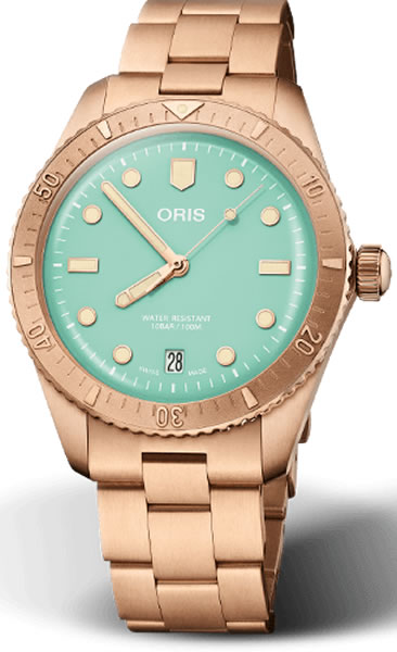 オリス 腕時計 Oris Divers ダイバーズ 65 コットンキャンディ グリーンダイヤル 38mm 01 733 7771 3157 送料無料 正規輸入品 お手続き簡単な分割払いも承ります