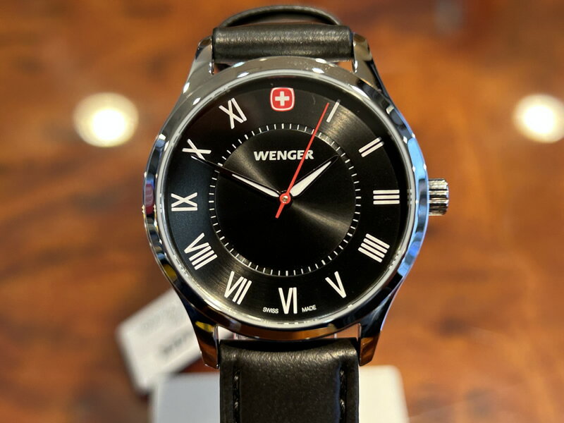 【あす楽】 ウェンガー WENGER 腕時計 CITY CLASSIC シティクラシック レディース 34mm ブラック文字盤 01.1421.123 クォーツ 国内正規..