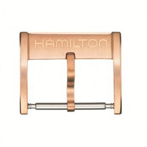  ハミルトン 純正 時計 ベルト バンド 革バンド専用 尾錠 ピンバックル ピンクゴールド 金色 20mm HAMILTON