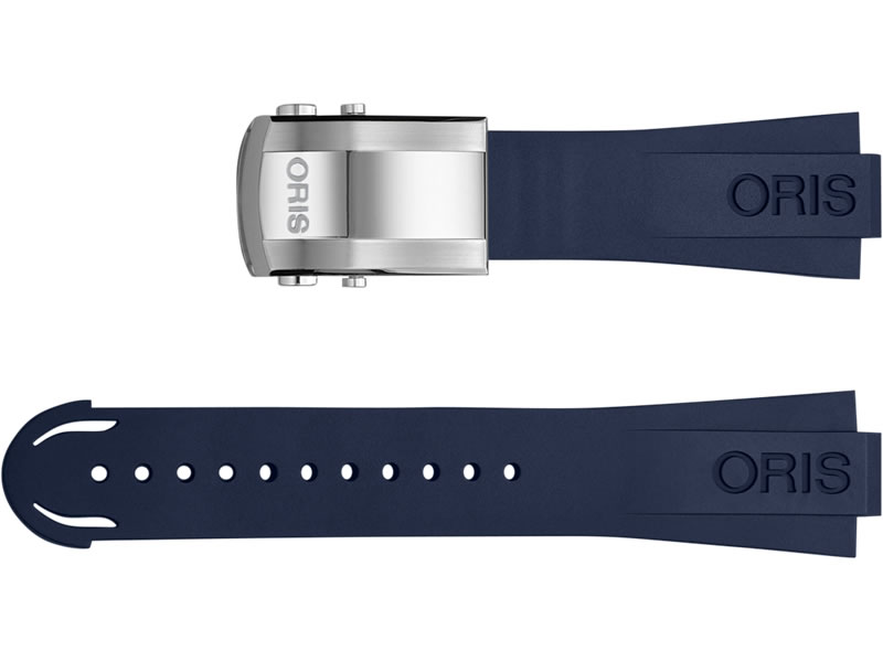 ORIS オリス 腕時計 アクイス デイト ケース経43.5mm専用 24mm ラバー ストラップ バックルつき 腕時計 ベルト バンド