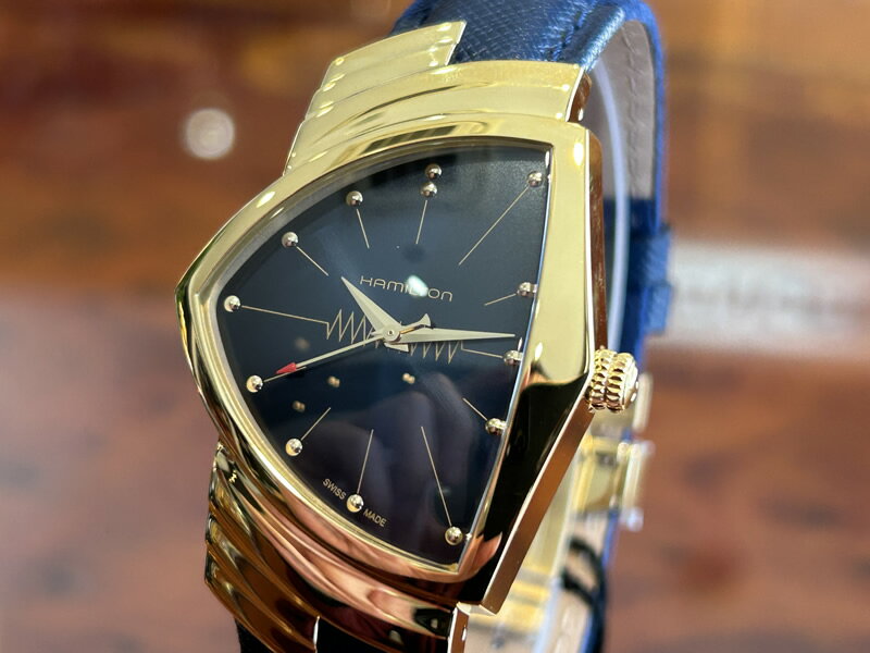 ハミルトン 腕時計 HAMILTON ベンチュラ クオーツ 32.3MM × 50.3MM レザーベルト H24301941 男性 正規品 【あす楽】