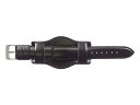 ミリタリー カーフ ストラップ (牛革) 本革 パットつき 革 ベルト バンド ミリタリーベルト NATO レザーストラップ 18mm or 20mm