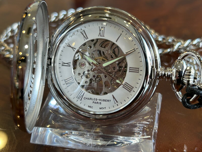 チャールズ・ヒューバート 手巻き式 ポケットウォッチ 懐中時計 コレクション 47mm 3928 / 9835109