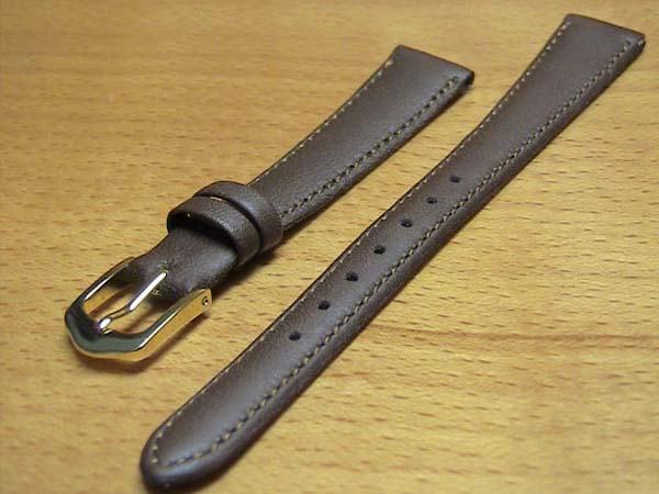 13mm時計バンド(腕時計)ベルト13ミリ 牛革 時計バンド 時計ベルト バネ棒 サービスつき 13mm チョコ 腕時計用 時計ベルト 時計用バンド 525円で販売していますバネ棒をサービスでお付けします。
