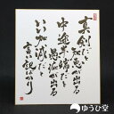真剣だと知恵が出る、中途半端だと愚痴が出る、いい加減だと言い訳ばかり プロの書道家が毛筆で揮毫 新発売記念価格 書道 代筆 直筆 偉人の名言 格言 座右の銘 故事成語 四字熟語 書道色紙