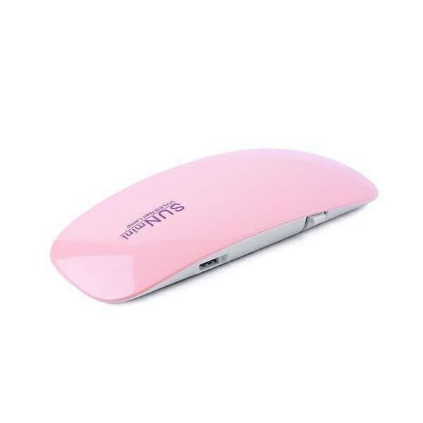 【メール便対応】ネイル ライト ジェルネイル UVライト レジン硬化 LED UV ミニ コンパクト 薄型 軽量 ..