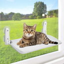 【2024年革新型】猫 ハンモック 猫 窓用ハンモック 吸盤式&粘着式 耐荷重25kg 折り畳み式 猫 ハンモック 窓 ベット 洗える 窓用猫ハンモック 猫窓ベ...