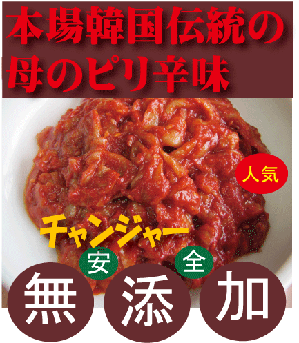 キムチ 無添加 チャンジャー タラ 160g★韓国キムチ済州島の無添加李 イー さんの手作り★無添加キムチ★無添加 キムチ★無添加きむち