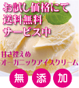 初めての方限定■送料無料【国内産・有機牛乳・有機卵】甘さ控えめ有機JAS安全無農薬オーガニックアイスクリームバニラ8個セット★無添加アイスクリーム