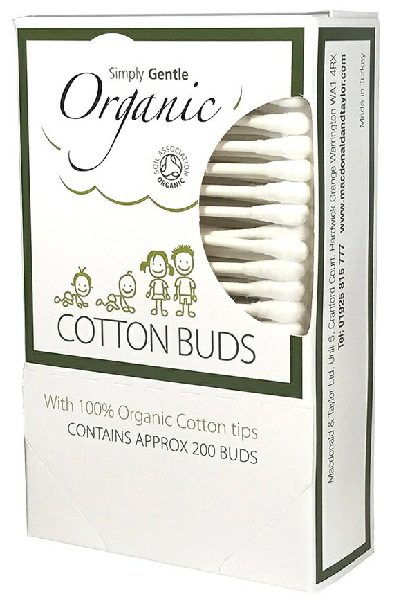 オーガニックコットン綿棒　 200本�