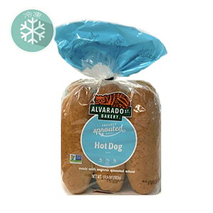 無添加冷凍パン■スプラウト・ホットドックバンズ（6本）発芽小麦を使用（冷凍） 383g ★原産国アメリカ