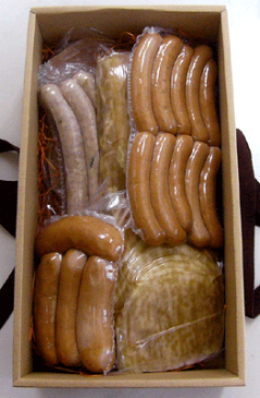無添加ドイツハムソーセージ6点ギフトセット●ギフト化粧箱【送料無料】★出来たてホヤホヤ発送★国産豚肉使用★山口さんの手作り