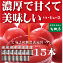 有機家の無農薬トマトジュース　トマト100%　ギフトセット送料無料（160ml×15本）★食塩無添加★無農薬・無添加★ストレートタイプ