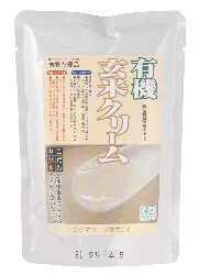 有機玄米のお粥をていねいに裏ごししてクリーム状にしています。食欲のない時に、また離乳食などにもご利用いただけます。 ☆有機農法産のうるち米100％。有機JAS認定商品（（財）自然農法センター2001M−11）です。 ☆玄米のフィチン酸が新陳代謝を高め、繊維質は整腸作用を活発にします。 ☆ビタミン類が豊富に含まれています。 ☆常温保存で手軽な安全食品です。 ☆レトルトパウチ食品です。袋にショックを与えないで下さい。 ○原材料：有機玄米（国産）、食塩＜湯煎の場合＞ 　沸騰したお湯の中へ袋ごと3分程いれて温めてください。　 ＜電子レンジの場合＞ ☆中身を別の容器に移し、ラップをかけて（500Wの場合）1分30秒程温めて下さい。 ☆離乳食、食材として幅広くお召し上がり下さい。栄養成分（100gあたり） エネルギー31kcal タンパク質0.4g 脂質0.2g 炭水化物6.9g ナトリウム46.4mg