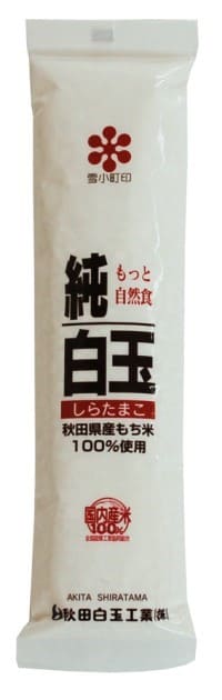 無添加 純白玉粉・しらたま粉 150g★秋田県産もち米100％使用★4個までコンパクト便薄型可