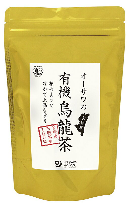 有機JAS・オーサワの宮崎産有機烏龍茶 60g