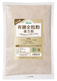 有機全粒粉　強力粉　500g★2個までコンパクト便可★有機JAS（無農薬・無添加）★北米産★オーサワジャパン