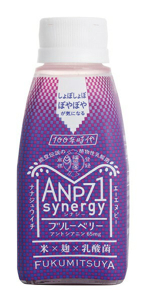 無添加 ANP71・シナジー ブルーベリー(冷蔵) 150g お米で作った植物性乳酸飲料