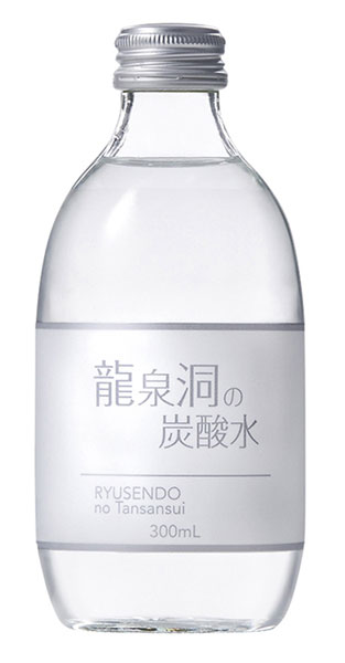 日本三大鍾乳洞地下水脈非加熱「炭酸水龍泉洞の水 」 300ml ×【24本】★代引き不可★同梱不可★時間指定不可★オーサワジャパン