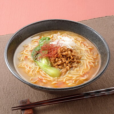 有機家 無添加ラーメン・生ラーメン(担担麺) 324g(うち麺110g×2)2食分★オーサワジャパン★本醸造醤油使用★マクロビオテック食品★国内産小麦粉★動物性原料不使用★化学調味料不使用★放射能検査済食品★クール冷蔵便配送 画像2