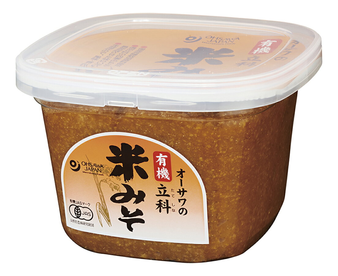 有機麦みそ（600g×6個セット）マルカワみそ【麦の香りが非常に良い麦味噌。貴重な国産有機大麦を使用】※キャンセル不可 ※送料無料（一部地域を除く）