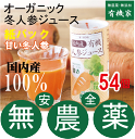 無農薬人参ジュース125ml×54個★無農薬・無添加★お得な箱買い送料無料★有機JAS(無農薬・無添加)★国内産100%★有機人参ジュース★オーガニック人参ジュース★紙パック★当店サービス価格