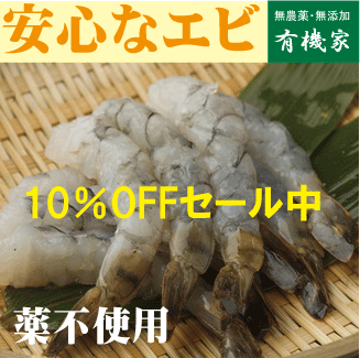 セール10％OFF■エコシュリンプ140g（7～9尾）Lサイズ★下処理済★薬剤不使用養殖★人工飼料不使用養殖★冷凍配送★ブラックタイガー★安全 エビ★加熱調理用★インドネシア★賞味期限約1年～10か月