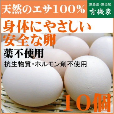 身体にやさしい安全な卵●小林養鶏農園の新鮮プリプリ卵Lサイズ10個★天然飼料100%★薬不使用鶏卵★抗生物質・ホルモン剤不使用★卵割れ保証有り