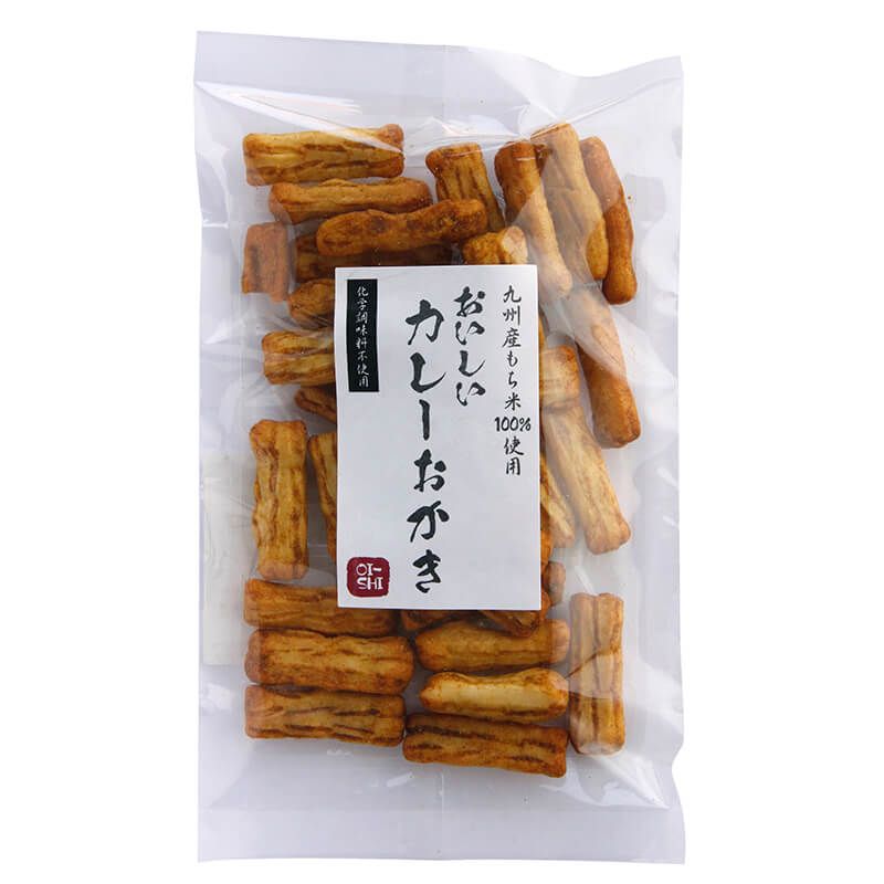 無添加カレーおかき 70g　★九州産もち米100％★化学調味料不使用のサムネイル
