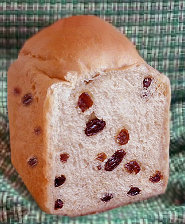 国産小麦粉 天然酵母パン 無添加有機ぶどう食パン1個(約110×100×125mm)★ドイツパンに魅せられて、国産素材で追求した味★製造:ザクセン(東京都)★賞味期限:常温5日※お届け後は2日以内にお食べ下さい。