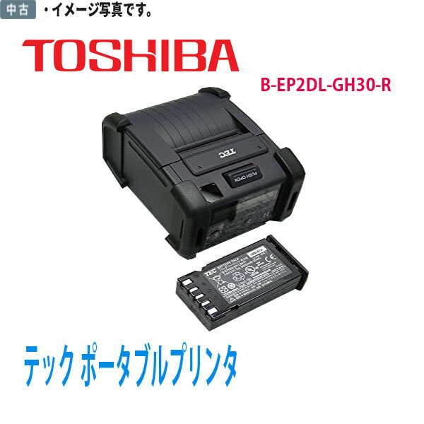 【中古】TEC/東芝テック ポータブルプリンタ B-EP2DL-GH30-R（A） 送料無料 大量在庫 おすすめ