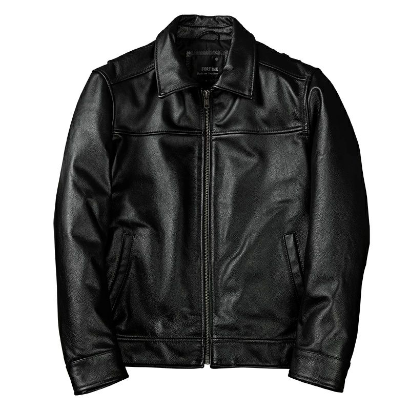 Rakuten - メンズ レザージャケット 黒い ライダースジャケット 本革 コート 大きいサイズ S M L LL 3L 4L 5L 防寒 丈夫長持ち