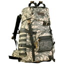 【10%OFFクーポンとP3倍】60L 大容量 広口開口仕様 多ポケット 全5色 迷彩柄 防水耐震 男女兼用 軍事ファン向け アルパインパック 戦術 リュックサ...
