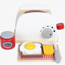 木製 トースター おもちゃ トースターセット ままごと おままごとセット 朝食セット 知育玩具 木製玩具 モーニングトースター セット キッチングッズ ごっこ遊び 木のおもちゃ