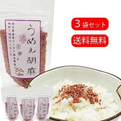 LINEクーポンで10％OFFうめぇ胡麻45g/ ごま 胡麻ふりかけ ごまふりかけ 胡麻ふりかけ ゴマふりかけ うめごま 梅味 梅風味 梅味付け 薬味 お茶漬け 梅ごまふりかけ ごま おすすめ ごまふりかけ 人気ごまふりかけ ご飯のお供 ふりかけ 無添加 3袋セット