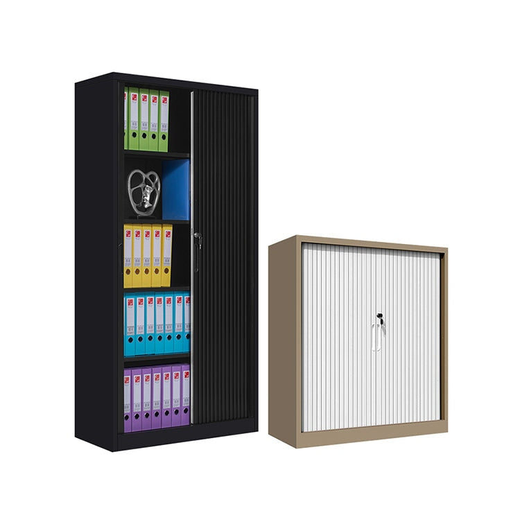 オフィスキャビネット　ファイリングキャビネット　スチール製書庫　書類整理棚　冷間成形鋼　引き戸　..