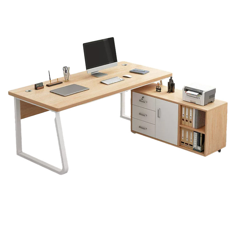 オフィスデスク　ワークデスク　エグゼクティブデスク　役員用デスク　配線孔付き　スチールフレーム　..