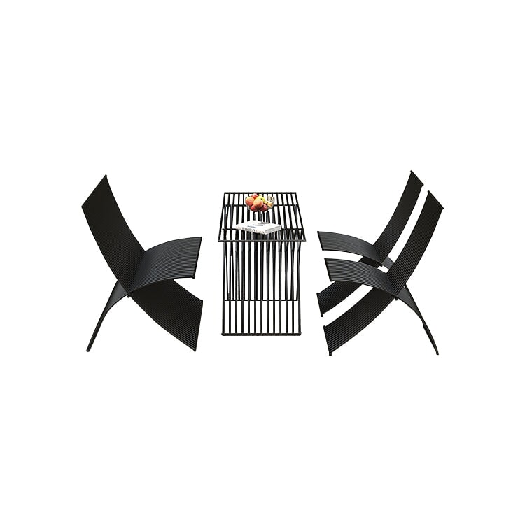 ガーデンテーブル・チェアセット　合金製　デザイナーズ　高耐荷重　折り畳み可能　省スペース　プラパ..