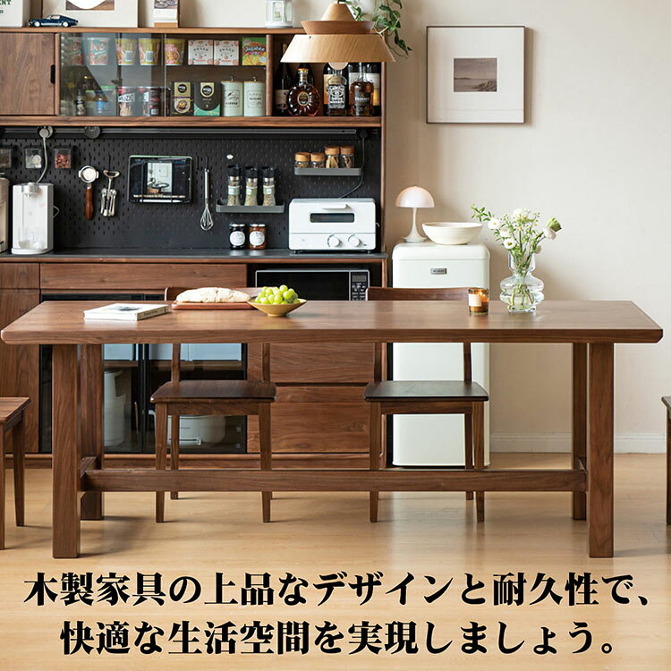 受注生産商品 食事用テーブル チェア セット ダイニングテーブル テーブルセット 4人 6人ミニマルな 天然木 会議用テーブル 座卓ーブル チェア セット ラバーウッド無垢材製 リビングルーム、テラス、応接室、商談室  北欧 シンプル オシャレ ナチュラル アッシュ材 [2]