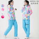 スノーウェア 韓国風 スキーウェア 送料無料 雪服 スノーボードウェア レディース スノボウェア 2点セット ジャケット パンツ 上下セット 防水 防風 防寒 ...