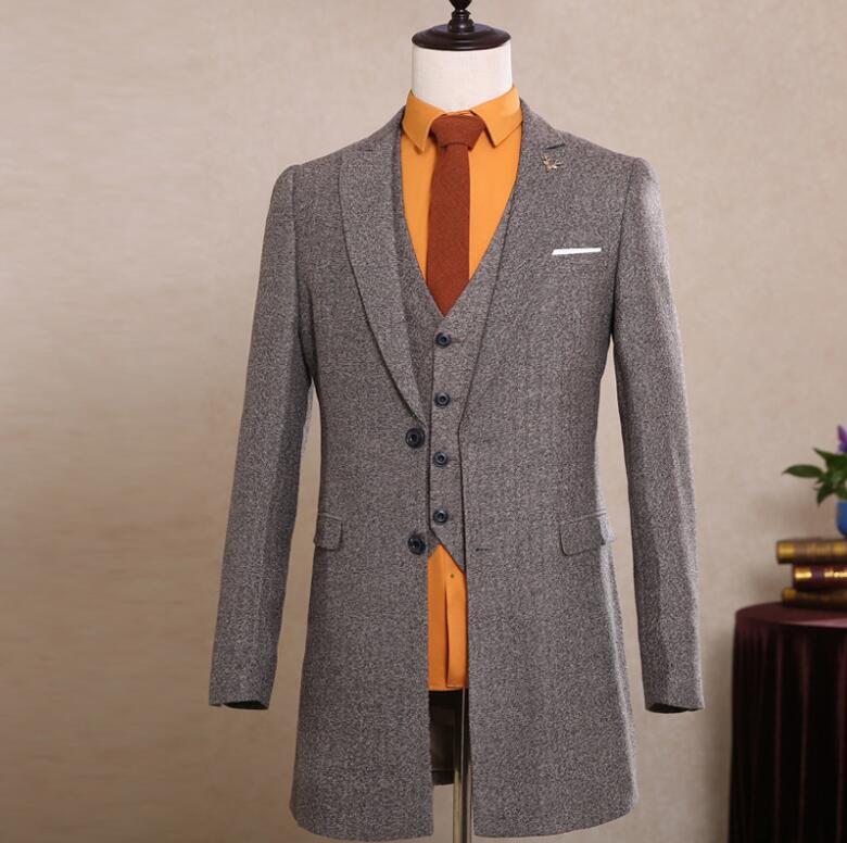 カジュアルスーツ 結婚式 スーツセット 送料無料 パンツスーツ ビジネススーツ メンズスーツ フォーマルスーツ 背広 シングル 面接 3点セット 二次会 男性 パーティー 通勤 紳士服 事務服 制服 卒業式 入学式 入社式 成人式 舞台 司会衣装 息子 父 彼氏 長袖二つボダン S~3XL