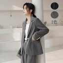 高品質 ボトムス リクルートスーツ セットアップ ジャケット+パンツ 女性スーツ ビジネススーツ ワイドパンツ フォーマル パンツスーツ スリム 2点スーツセッ...