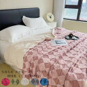 毛布 厚手 200*230cm 柔らかい 寝具 可愛い 高級素材 肌布団 シングル ひざ掛け もこもこ ブランケット 掛け布団 韓国風 マイクロファイバー ふわ...