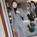 【送料無料】セットアップ 入学式 卒業式 2点スーツセット ビジネススーツ 面接 リクルートスーツ 高品質 レディーススーツ 2点セット ジャケット+パンツ パンツスーツ スリム きれいめ 結婚式 通勤 20代30代40代 一つボダンスーツ ママ カジュアル 冠婚葬祭 二次会 S~4XL