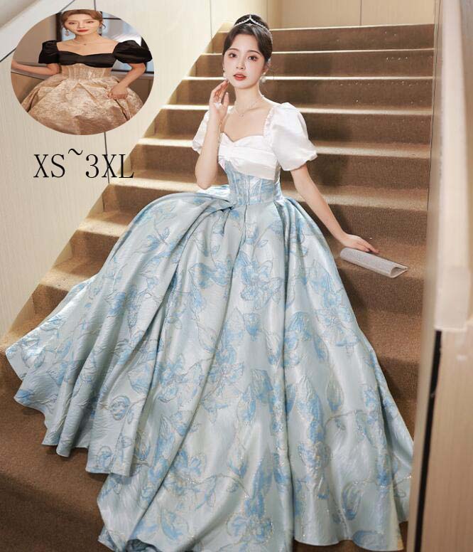 【送料無料】パーティードレス 半袖 ロングドレス イブニングドレス Aライン 撮影 コーラス服 演出会 演奏会 発表会 着痩せ 姫系 ウエディングドレス 披露宴 お呼ばれ 大人 マキシ丈ワンピース タイトワンピース プリンセス シンプルドレス カラードレス イベント デート