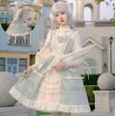 ロリータ風ワンピ 萌え萌え ロリータワンピース lolita ワンピース レディース 可愛い 姫様 日系女子中高生 長袖 イベント衣装 切り替え風 コスチューム...