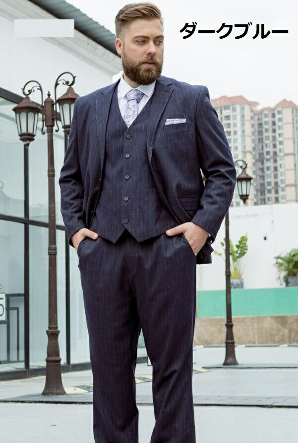 ストライプ スーツセット ビジネススーツ フォーマルスーツ 送料無料 メンズスーツ パンツスーツ カジュアルスーツ 大きいサイズ 9XLまで二つボタンスーツ 面接スーツ 結婚式 成人式 2点 3点セット パーティー 二次会 男性スーツ 通勤 紳士 事務服 制服 卒業式 入学式 入社式