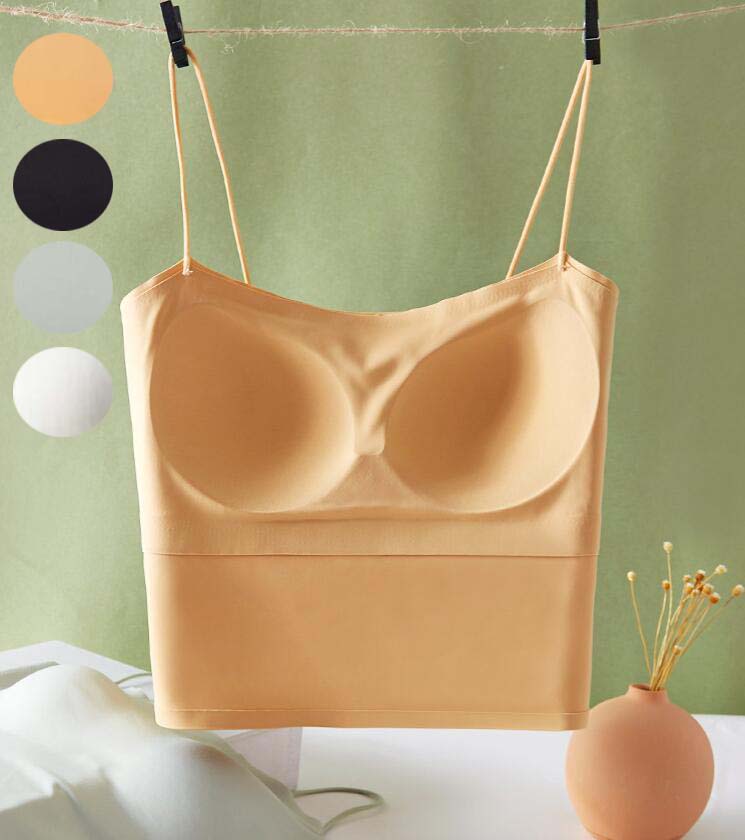 トップス 美背 ブラ ノンワイヤー 立体的 レディース 女性 肌着 ブラジャー スポーツブラ 美胸 小胸 インナーキャミソール ナイトブラ ノースリーブ カップ...