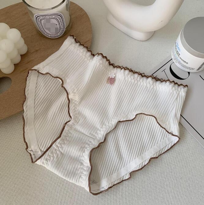 ショーツ レディース 綿 コットン レース ショーツ 単品 縦横ストレッチ 下着 ランジェリー シンプル フルバック セール サイズL 黒 ブラック フェミニン プチゴージャス 下着 ショーツ レギュラーショーツ ノーマル ポイント h364l